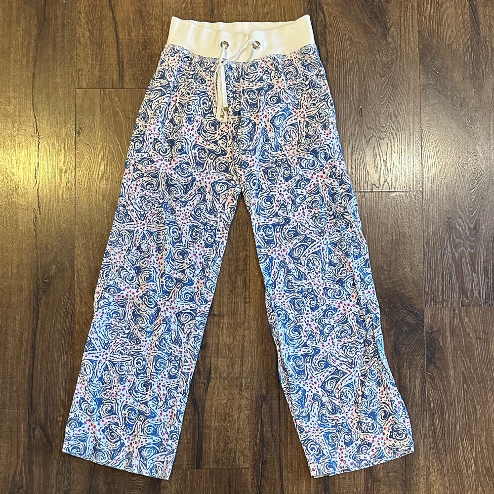 Lilly Pulitzer The Beach Pant Linen Size XS